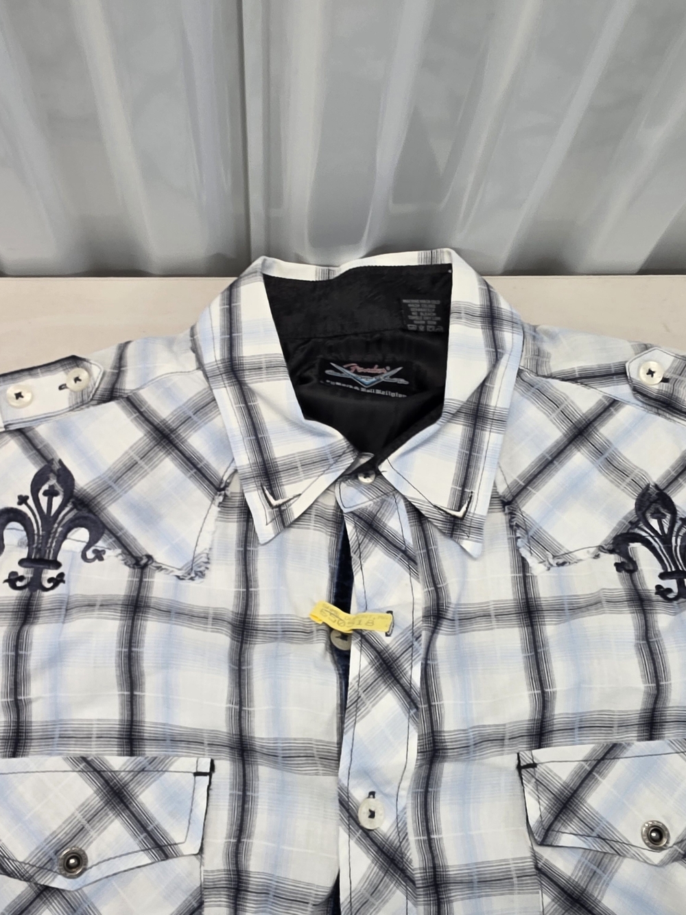 Fender Custom Shop Rock & Roll Religion Long Sleeve Shirt Men's Size 3XL - Picture 5 of 13